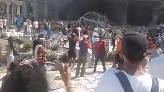 Explosión en hotel de la Habana