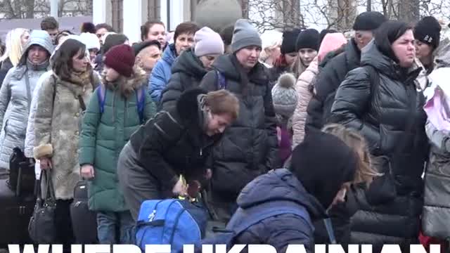 Poland has welcomed 500,000 Ukrainians across its border. Uk 50
