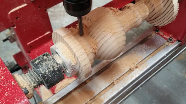 Turning a vanity leg, first try