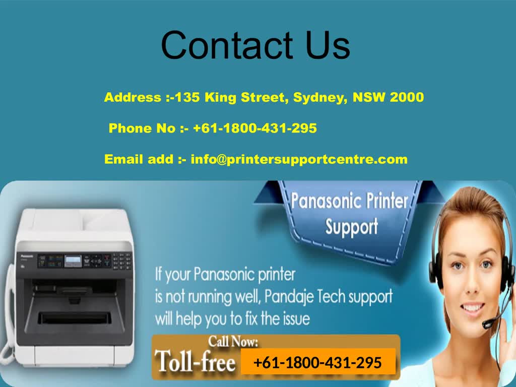 How to fix Panasonic Printer Support Error?