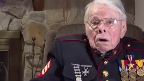 100 Year Old Marine speaks out