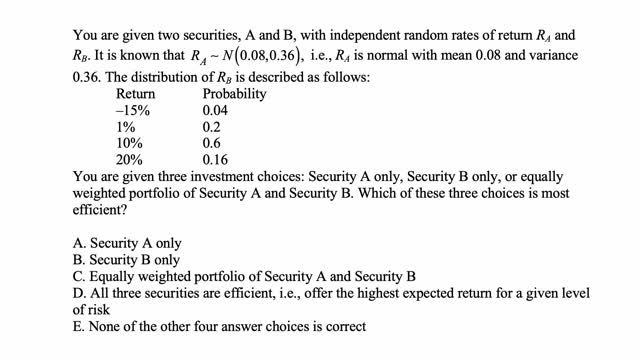 Exam IFM exercise for April 16, 2021