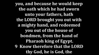 Deuteronomy 7 King James version