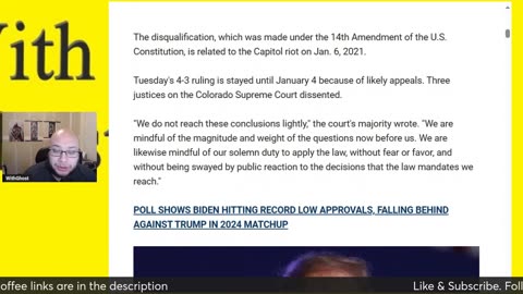 Trump Removed From The Ballot, Judge Orders Release Of Epstien List, Gay Sex In Senate Room, & More