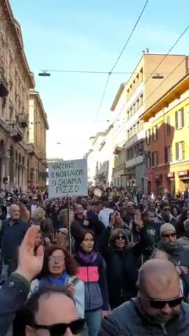 Italian Vaccine Passports Are Protested By THOUSANDS