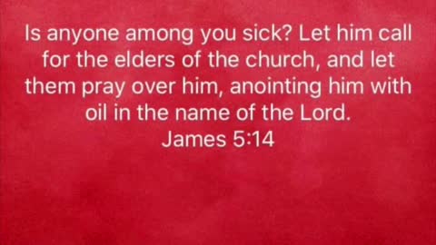 James 5:14 memorize livcotube