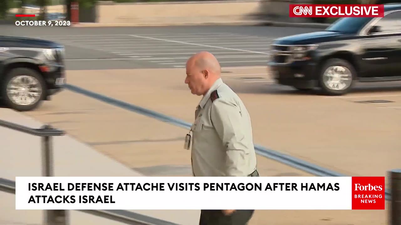 JUST IN- Israel Defense Attache Visits Pentagon After Hamas Attack