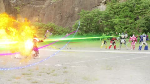 kikai sentai zenkaiger fan episode 29 all 5 mecha finisher