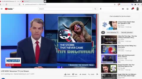 NEWSMAX shit talking QAnon and followers