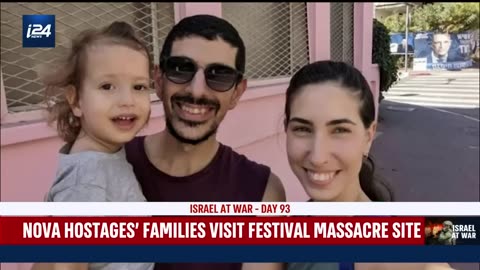 Family of the Nova Hostages visit the scene of the festival atrocity