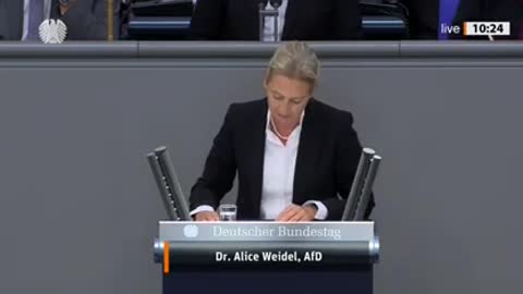 Die wohl härteste Rede Alice Weidels ever