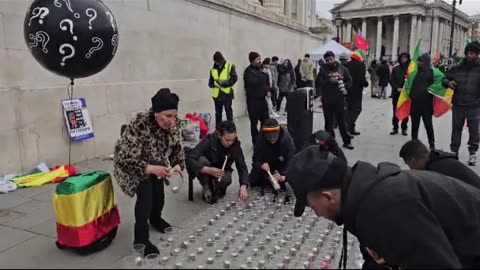 CandleLight Vigil for the Amhara Massacre in Ethiopia. London FANO Message to Abiy Ahmed