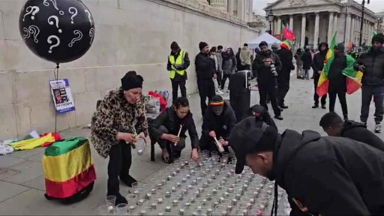 CandleLight Vigil for the Amhara Massacre in Ethiopia. London FANO Message to Abiy Ahmed