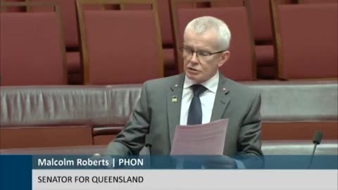 Australian Senator Malcolm Roberts: