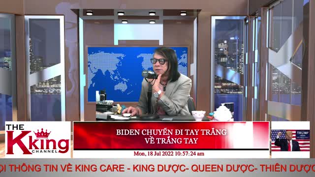 BIDEN CHUYẾN ĐI TAY TRẮNG VỀ TRẮNG TAY - 07/18/2022 - The KING Channel