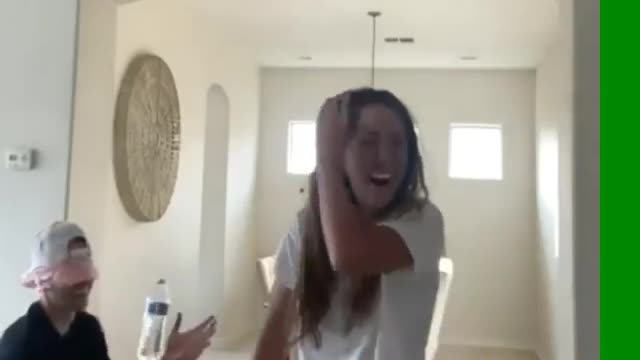 If you had to guess, was she trying to hit him hard with the bottle?😂