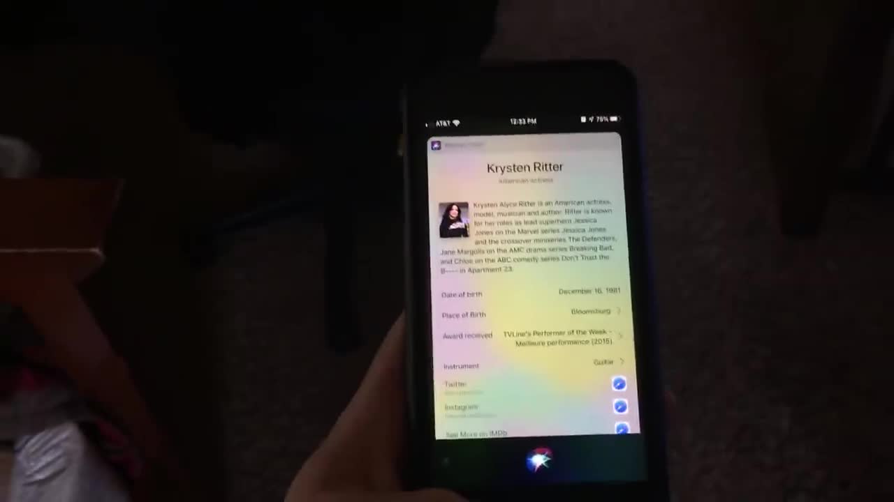 When Siri has a Stroke