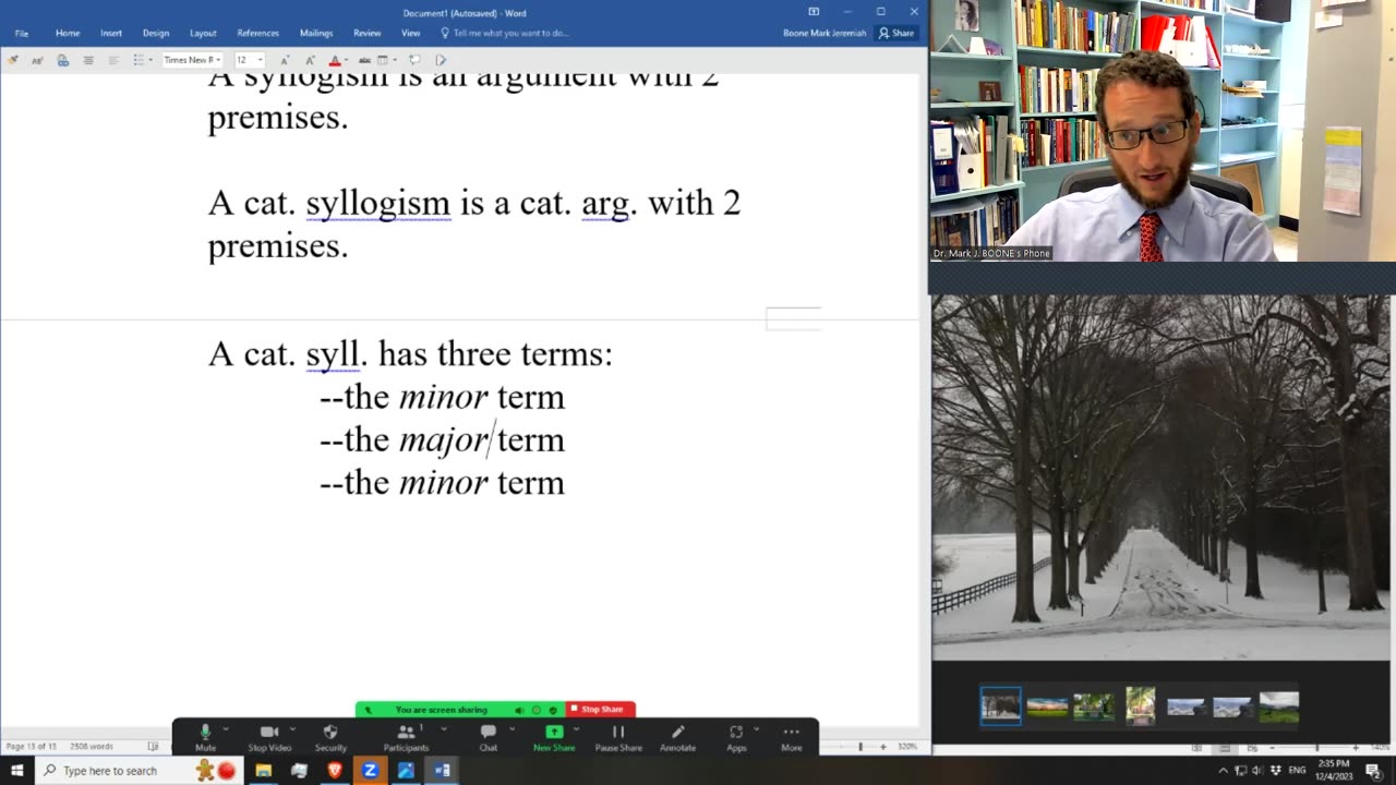 Logic for Homeschoolers, Lesson 10: Categorical Logic