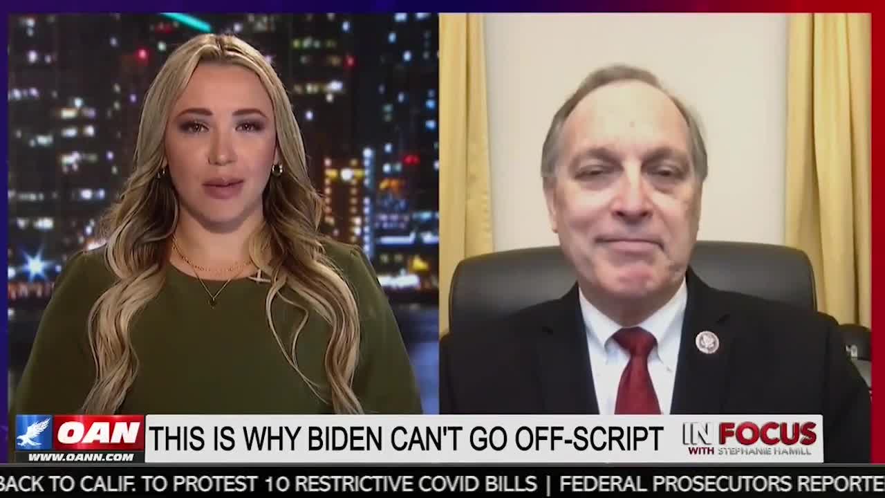 Rep. Andy Biggs Discusses the Dangerous Consequences of President Biden’s Gaffes on One America News