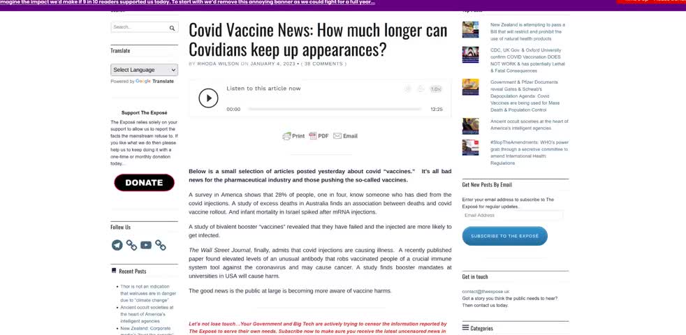 WALL ST JOURNAL ADMITS VACCINE CAUSES THE DISEASE/DEATHS!!