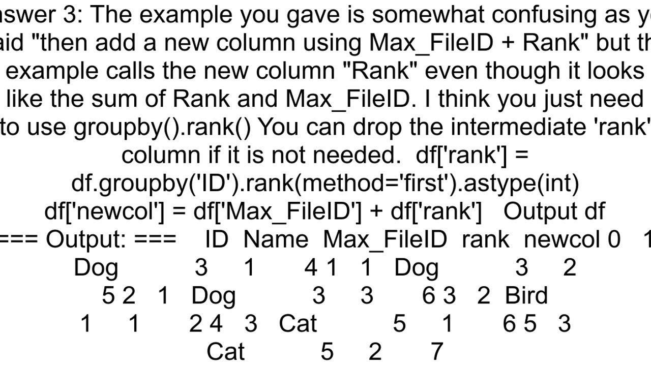 Applying Ranks to every group in Pandas Groupby