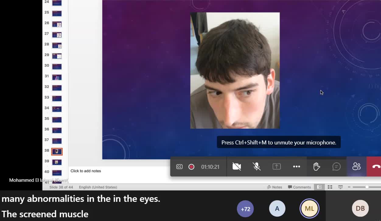 ST3.Examine the patient's eyes