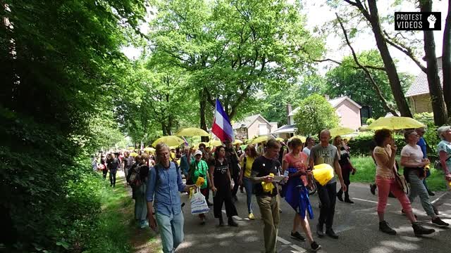 Police for freedom vrijheids mars 12 juni 2021