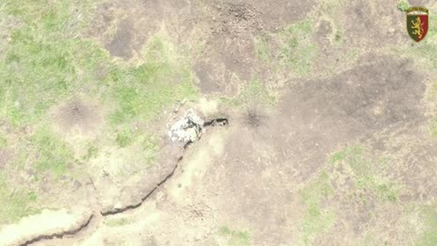 Drone Drops Bomb on Russians