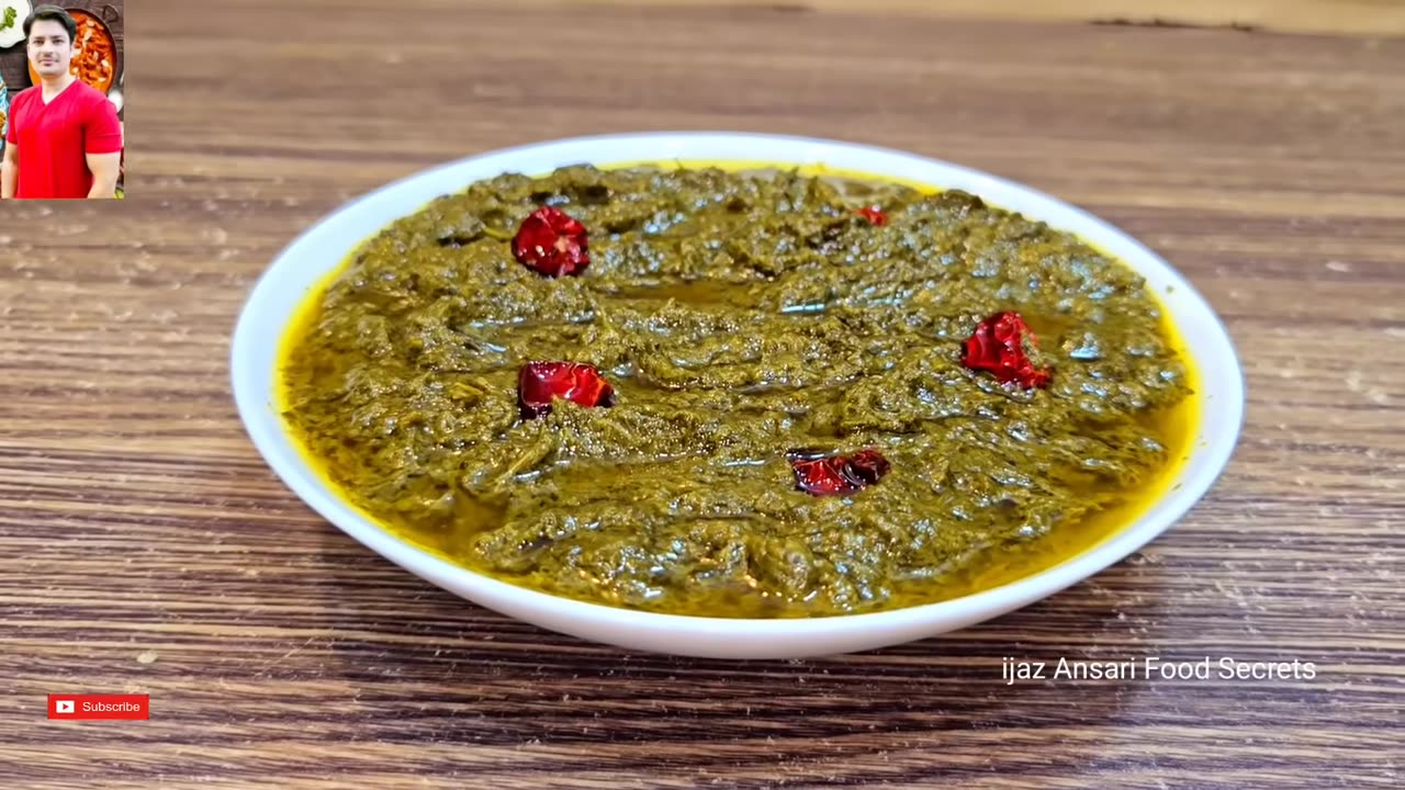 Saag bnany ka tarika