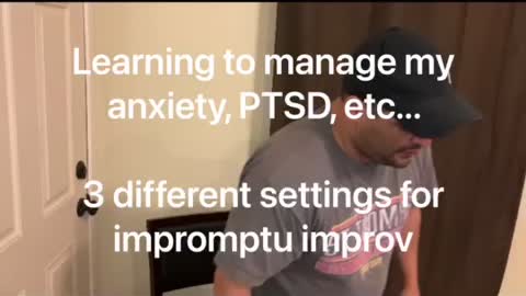 3 different settings for impromptu improv