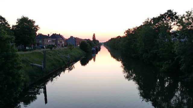 Beautiful evening in Ghent