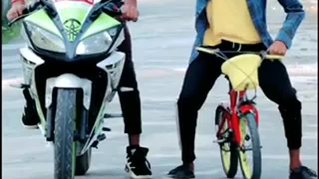 Funny video with bikers