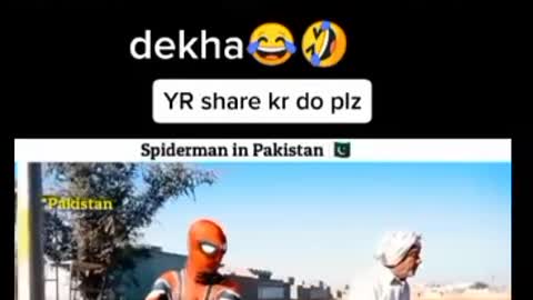 American spiderman vs Pakistani spederman 😂😂