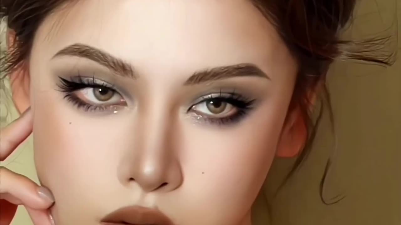 Gorgeous Model #Makeup #short