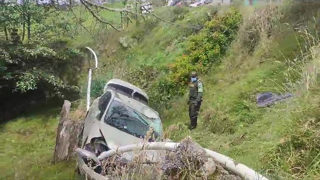 Accidente en la vía Pamplona a Cúcuta