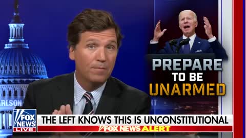 Tucker Carlson-Disarming You Is the Point of Biden Gun Control Push.