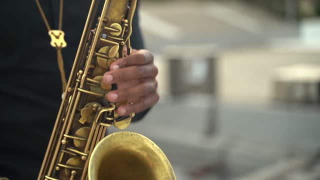 He is great on the saxaphone!