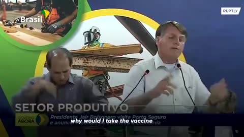 Bolsonaro drops several truth bombs about the Covid vaccine.