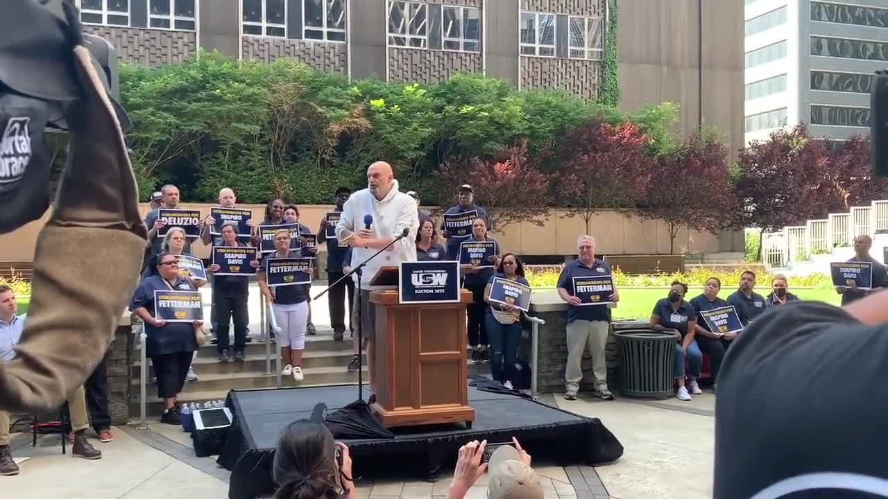 Fetterman Struggles Through Speech Worse Than Dementia Joe In Second Major Appearance Since Stroke