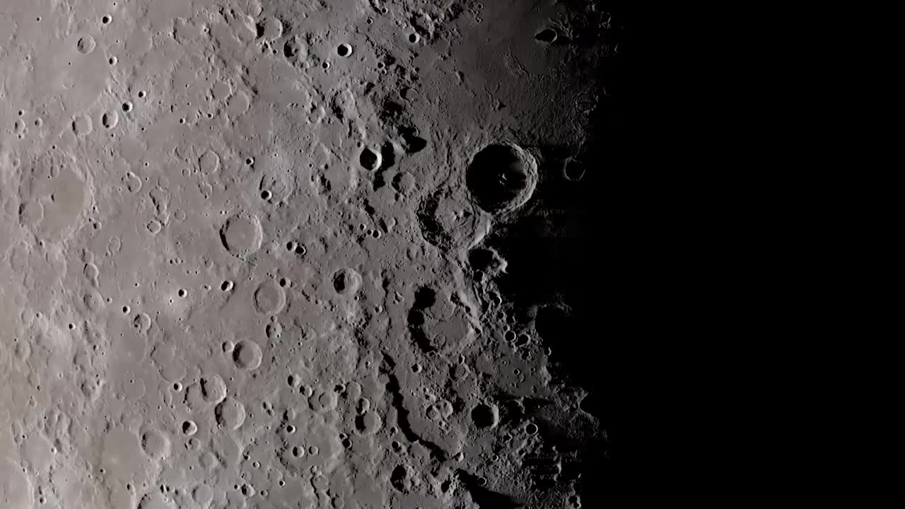 Moon-close up view