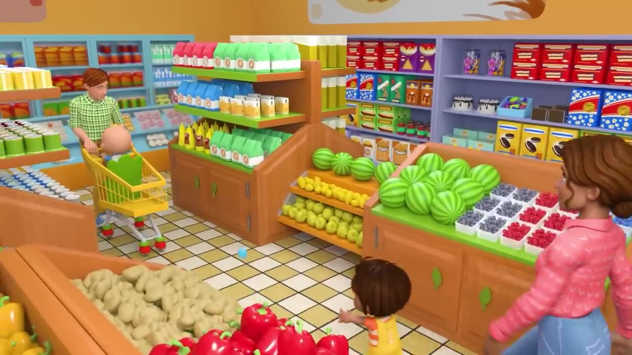 Humpty Dumpty Grocery Store | CoComelon Nursery Rhymes & Kids Songs