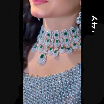 Elegant stylish beautiful bridal set