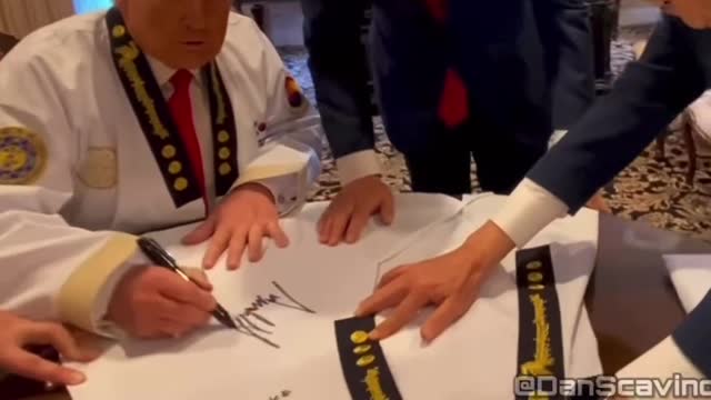 Trump receives Honorary Ninth-Degree Black Belt in Taekwondo