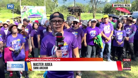 Simultaneous Tree Planting Activity sa Antipolo Rizal, umarangkada na