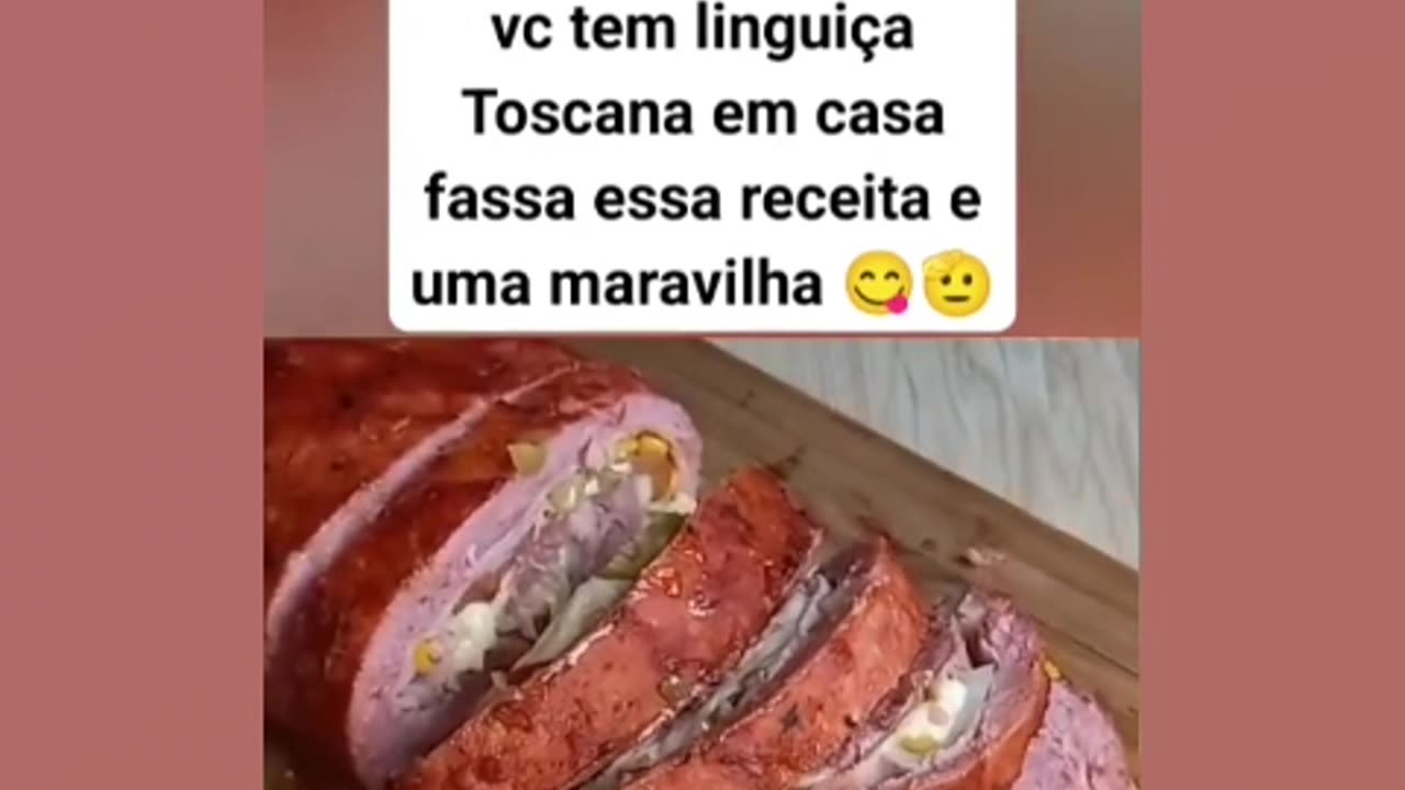 Manta de Linguiça Toscana - Receita Brasileira