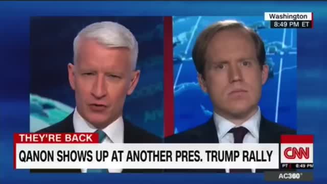 CNN A. Cooper: QANON Liberal perspective