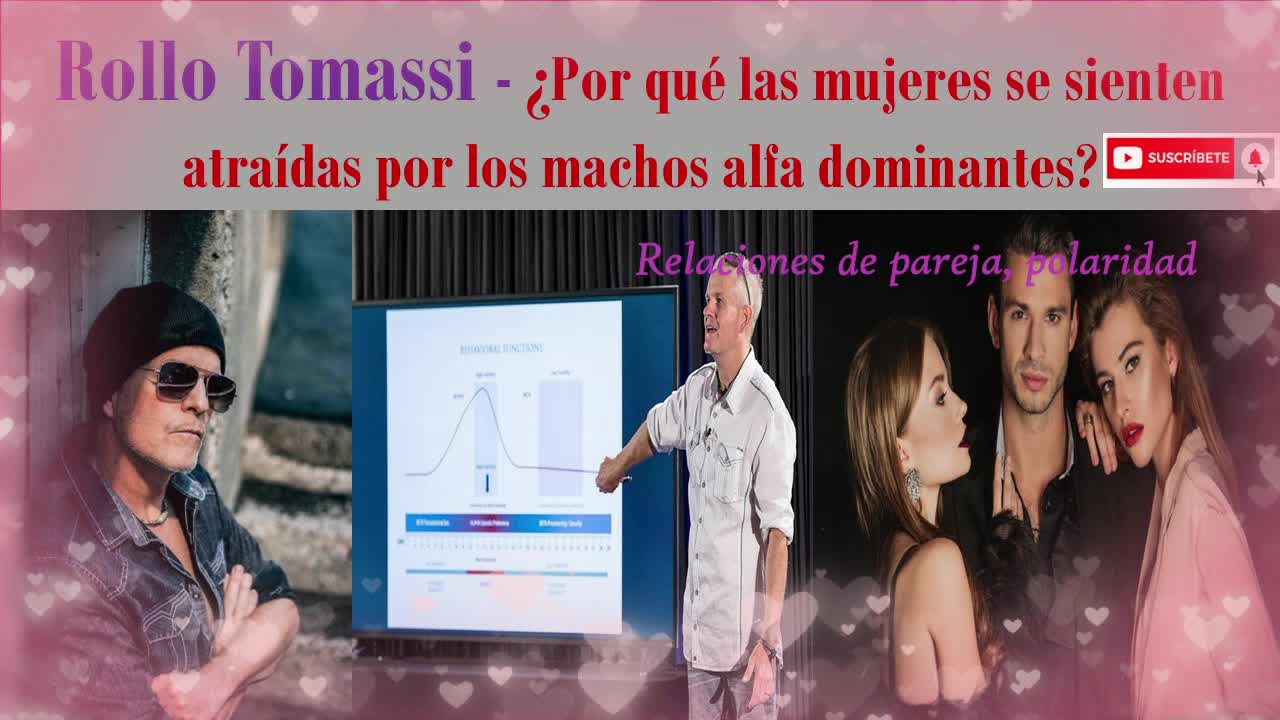 ¿Por qué las mujeres se sienten atraídas por los machos alfa dominantes? Rollo Tomassi Subtitulado