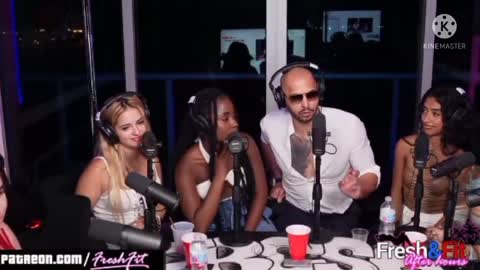Andrew Tate, Females in relationships can't have male friends