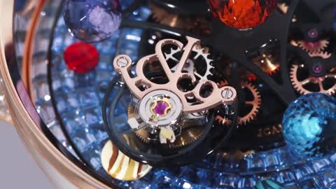 The Jacob & Co. Astronomia Solar Icy Blue Baguette Sapphires