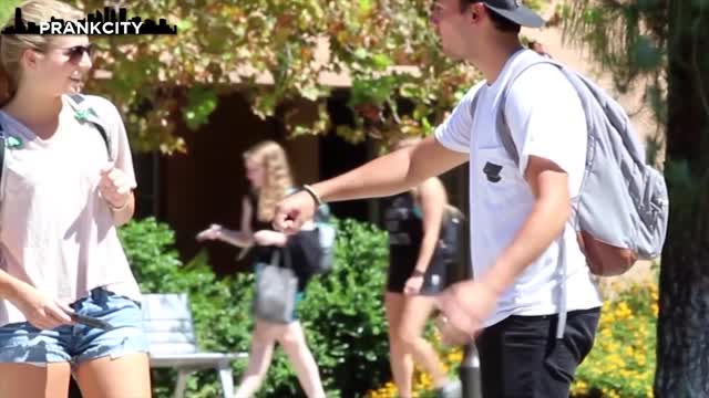Prank on girls funny moments